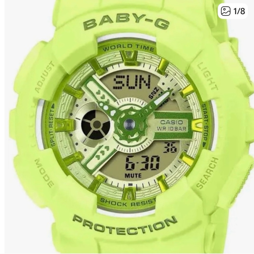 Casio Baby-G Bright Lime Watch